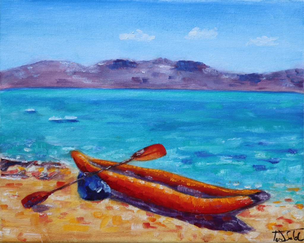 Lake Tahoe, oil on&nbsp;canvas